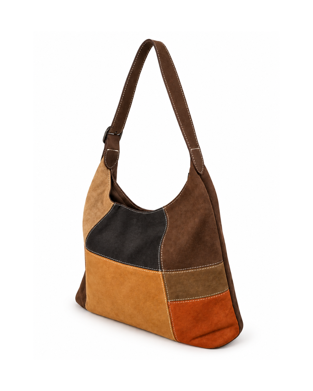Hobo bag kabelka s patworkovým vzorem
