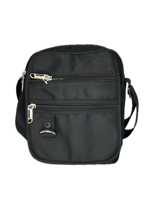 Pánská crossbody taška na doklady z pevného polyesteru