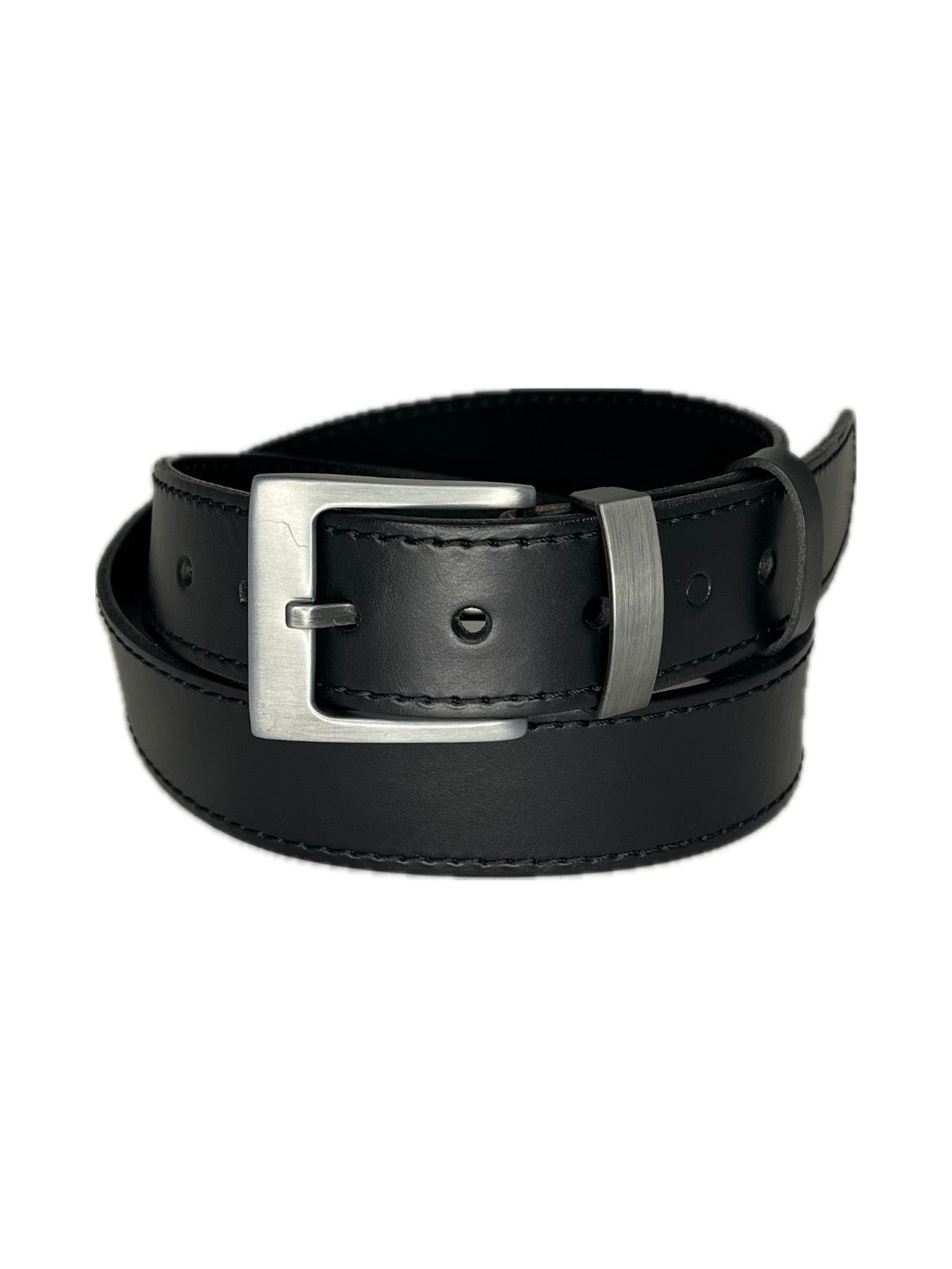 Kožený opasek JEANS - kovová spona, šířka 40 mm