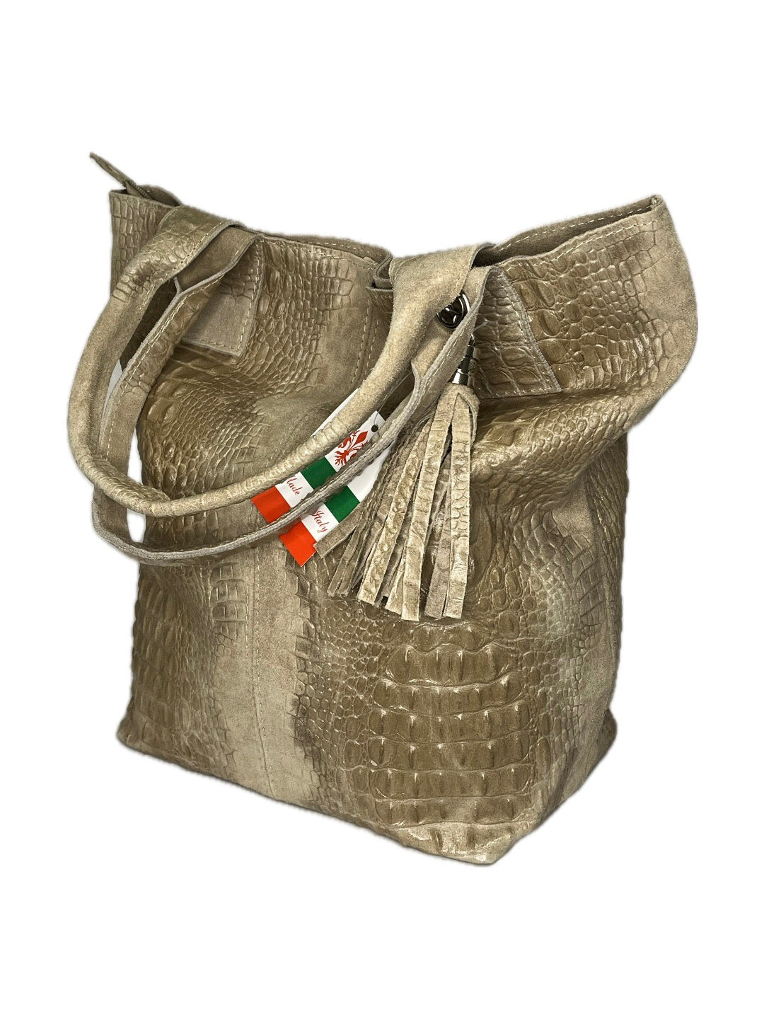 Dámská kožená kabelka - hobo bag