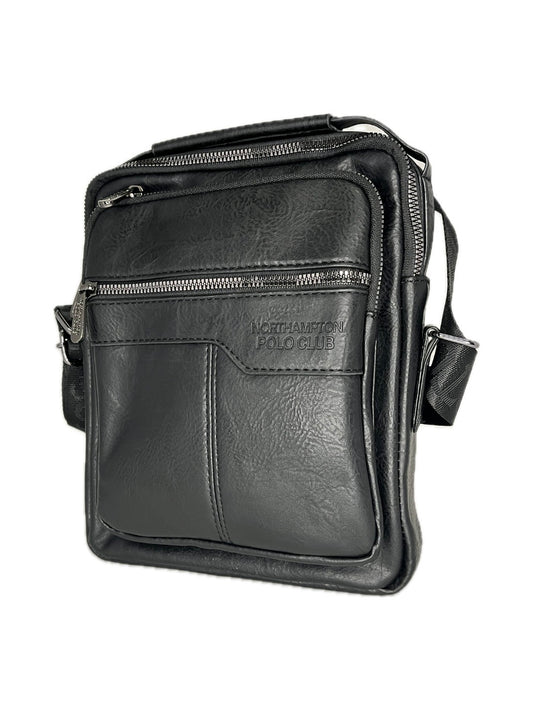 Pánská crossbody ze syntetické kůže, k nerozeznání od pravé