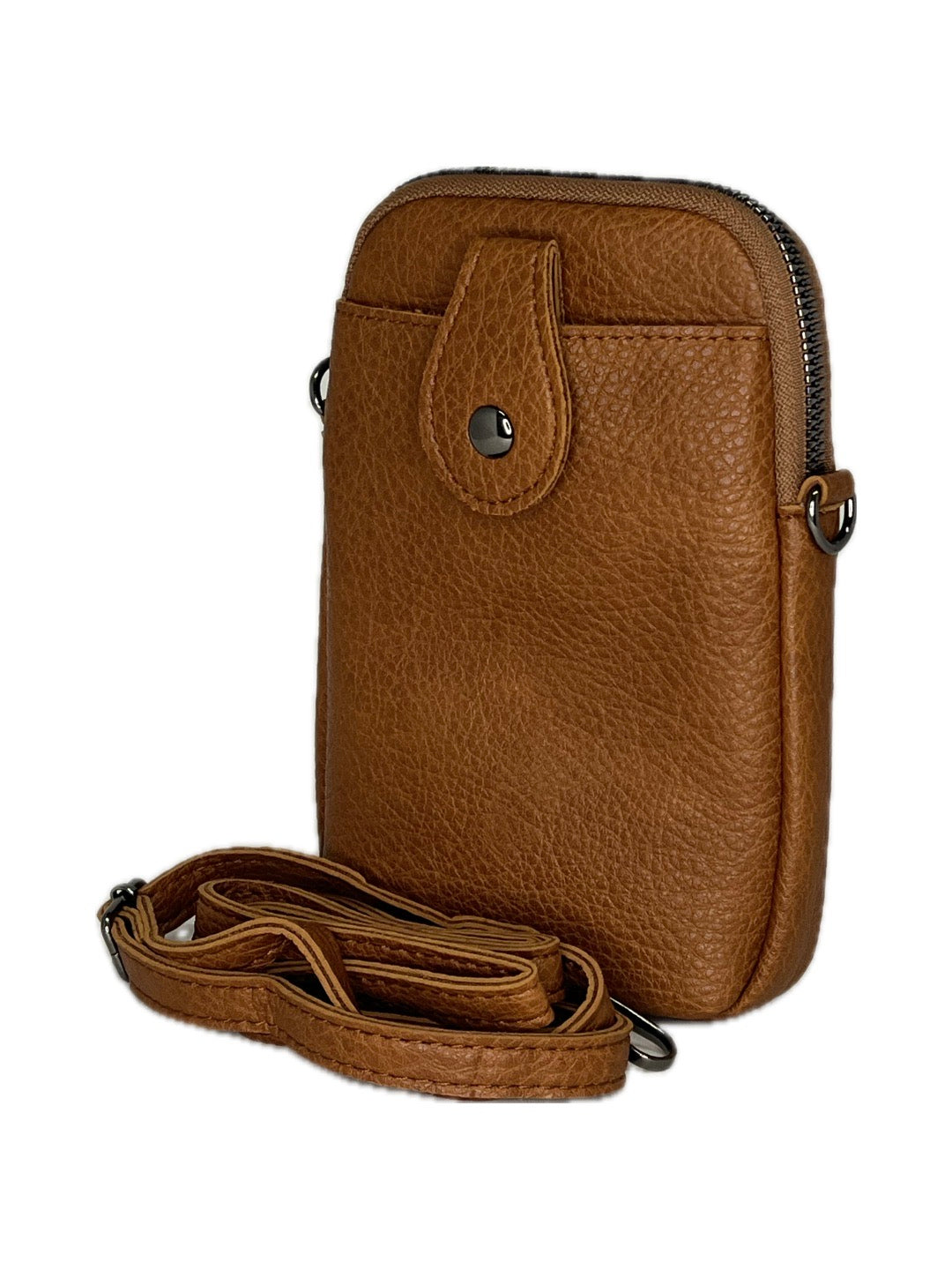 Crossbody pouzdro na telefon ze syntetické kůže
