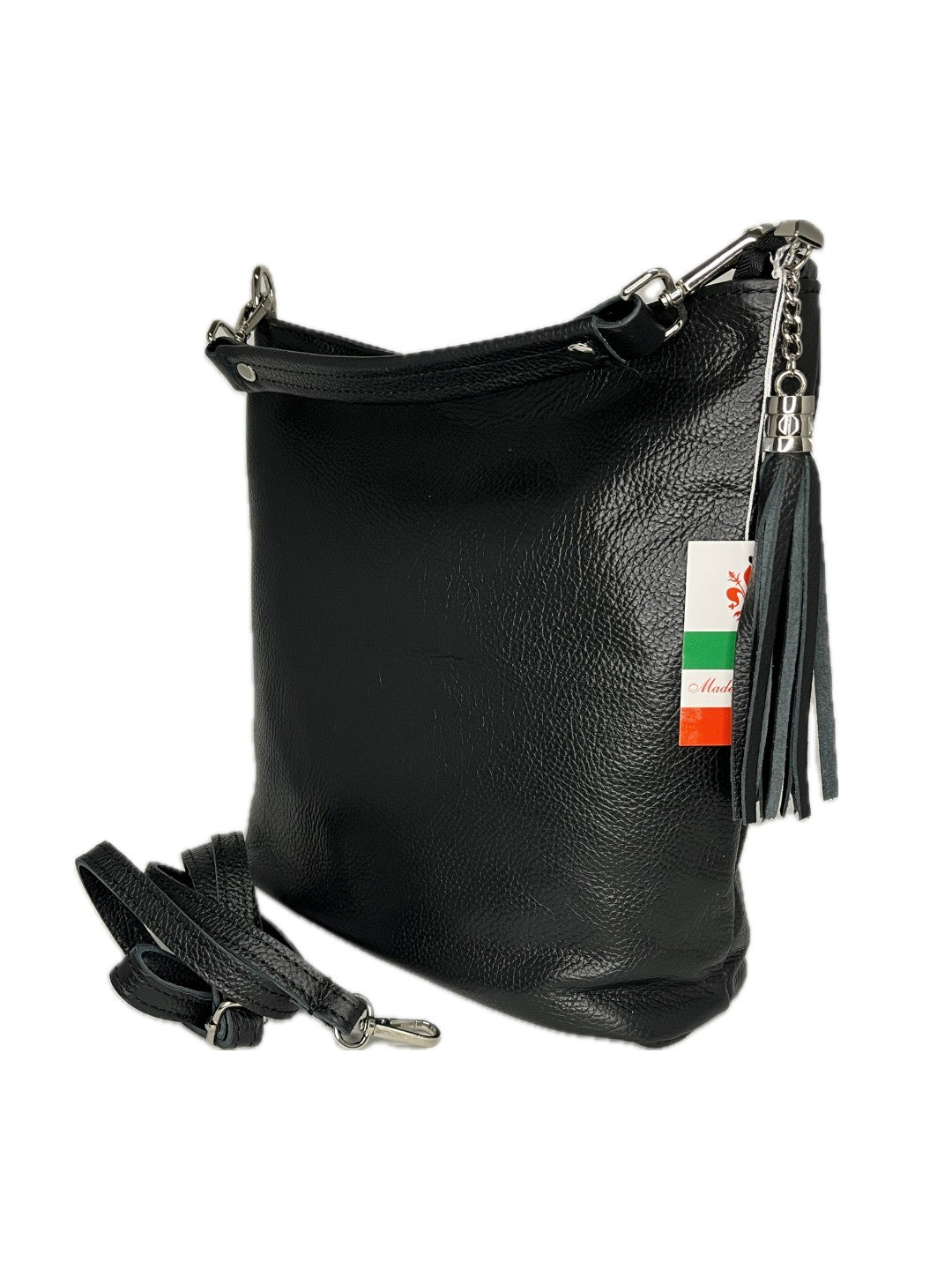 Dámská kožená kabelka - hobo bag