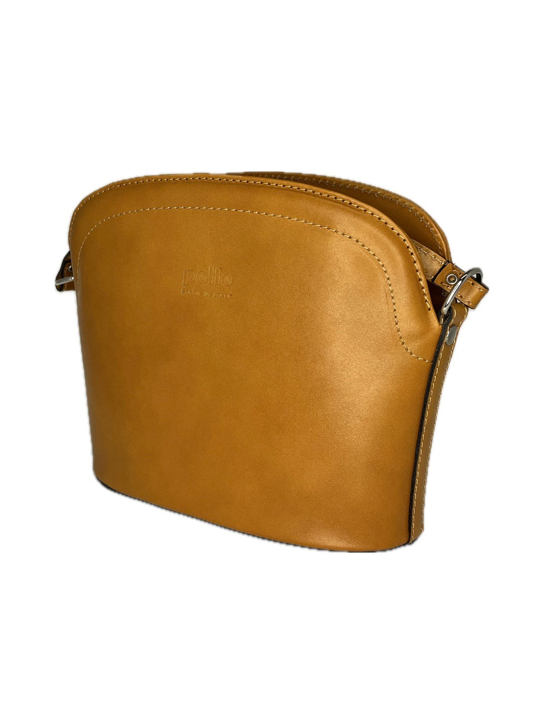Malá dámská kožená kabelka PELLE - elegantní crossbody
