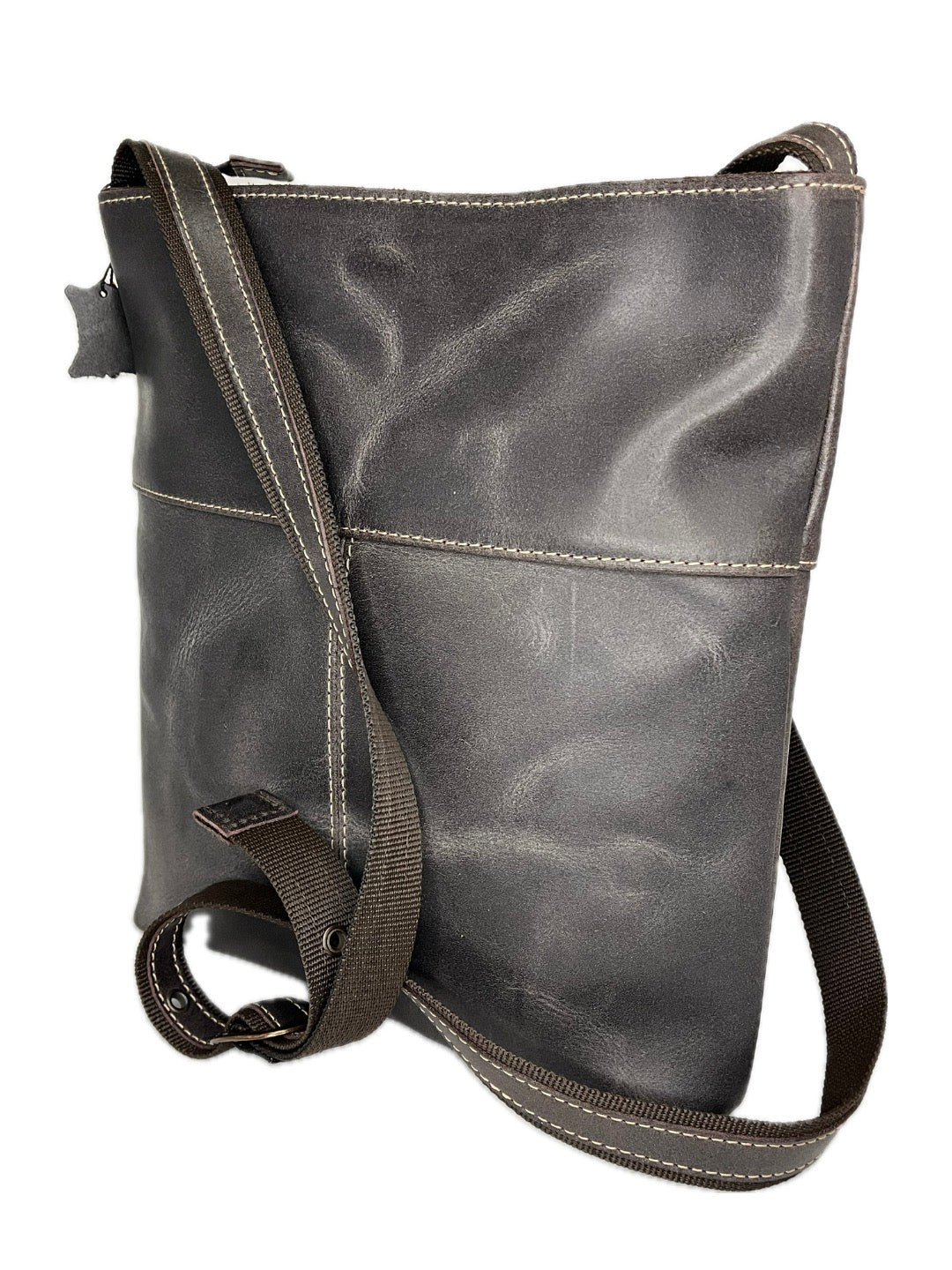 Kožená crossbody - unisex