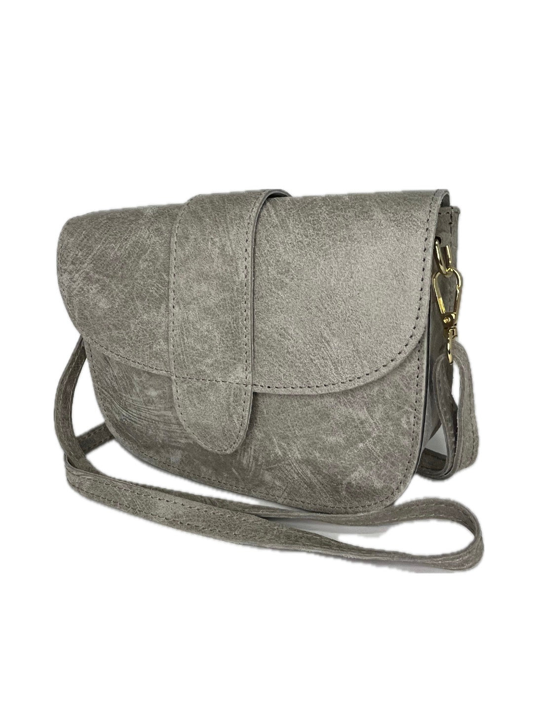 Dámská kožená kabelka - crossbody