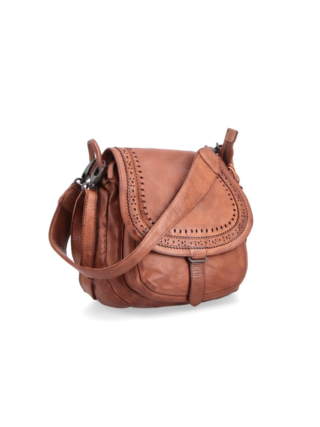Malá kožená crossbody Noelia Bolger s klopnou