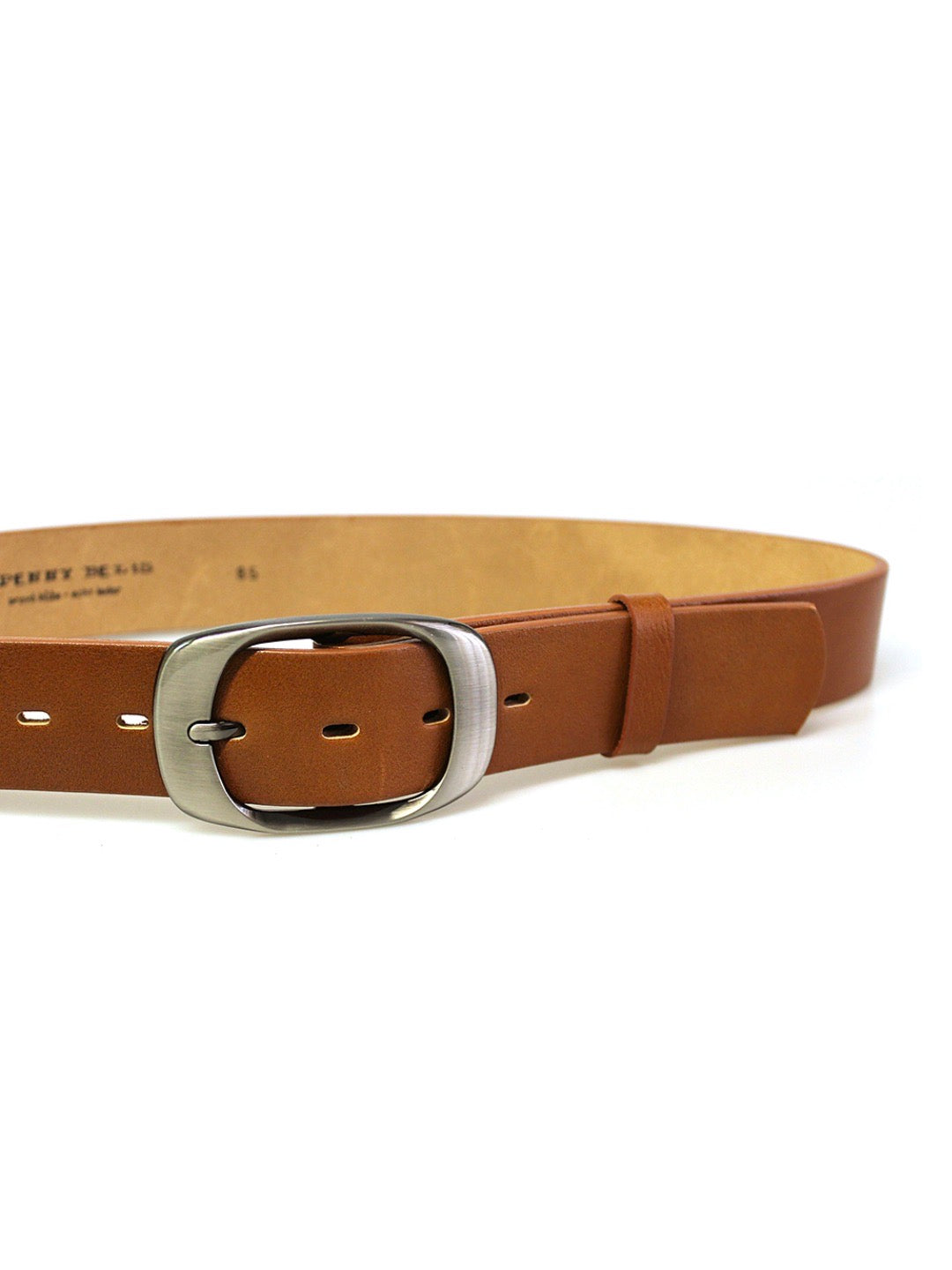 Dámský kožený opasek Penny Belts šířka 40mm JEANS
