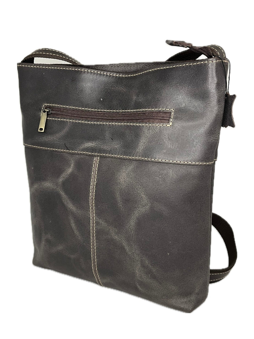 Kožená crossbody - unisex