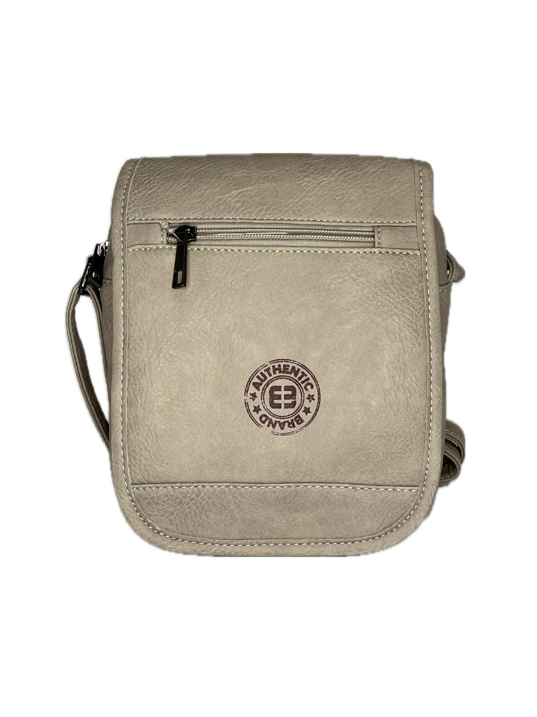 Pánská béžová crossbody dokladová taštička přes rameno