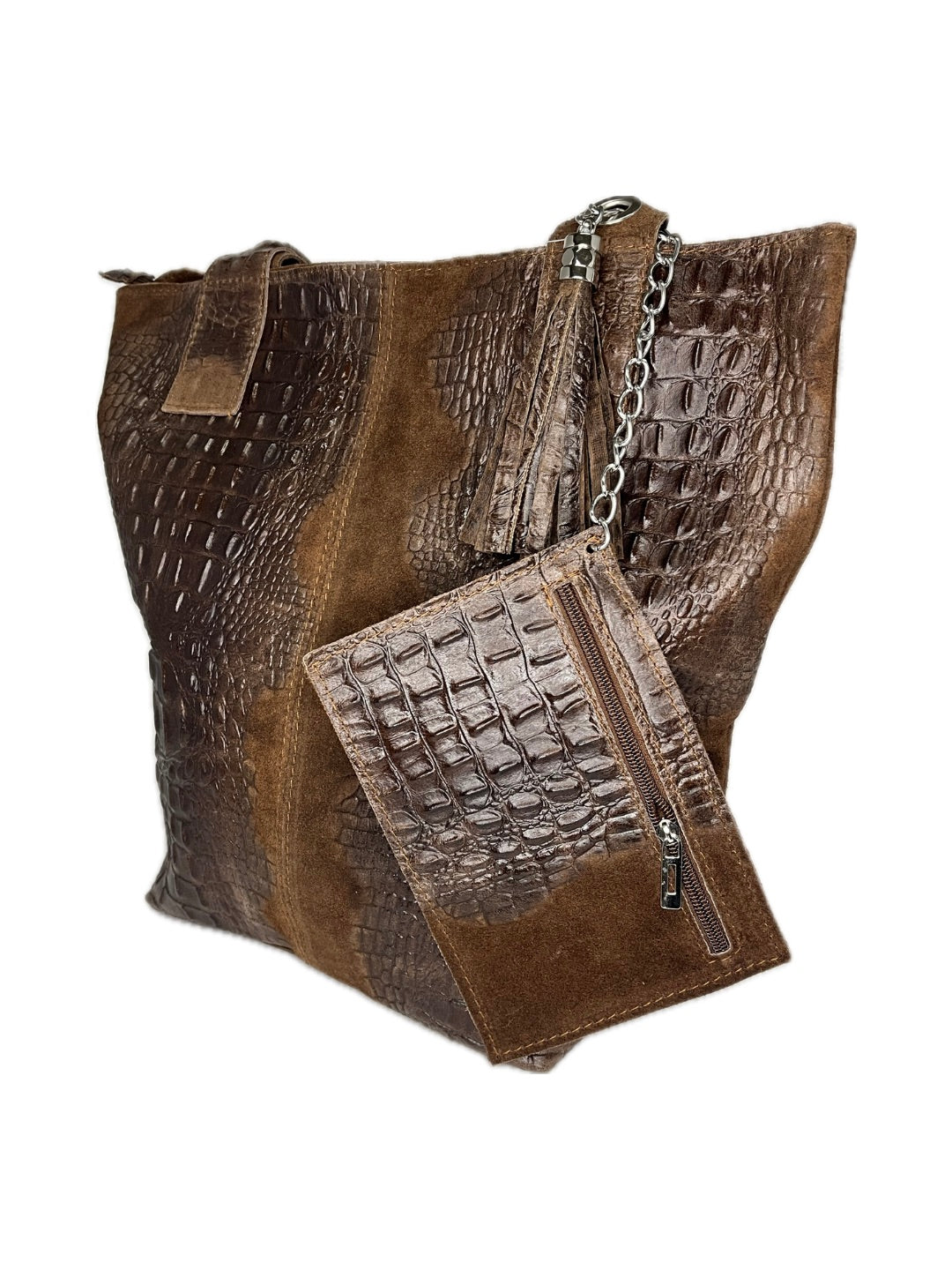 Dámská kožená kabelka - hobo bag