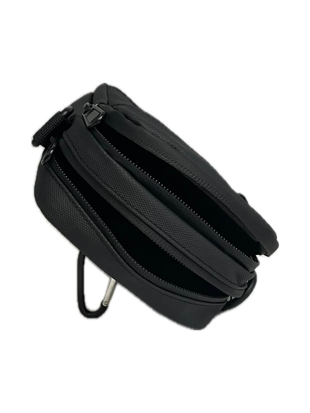 Pánská textilní crossbody na doklady a telefon s uchycením na opasek