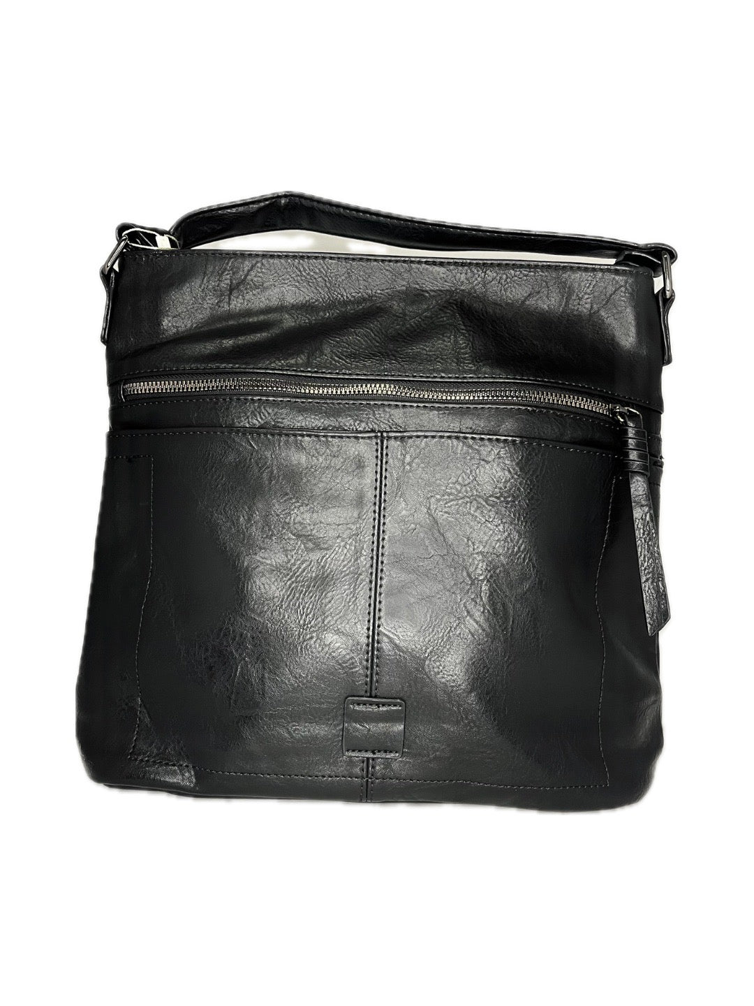 Černé crossbody ze syntetické kůže