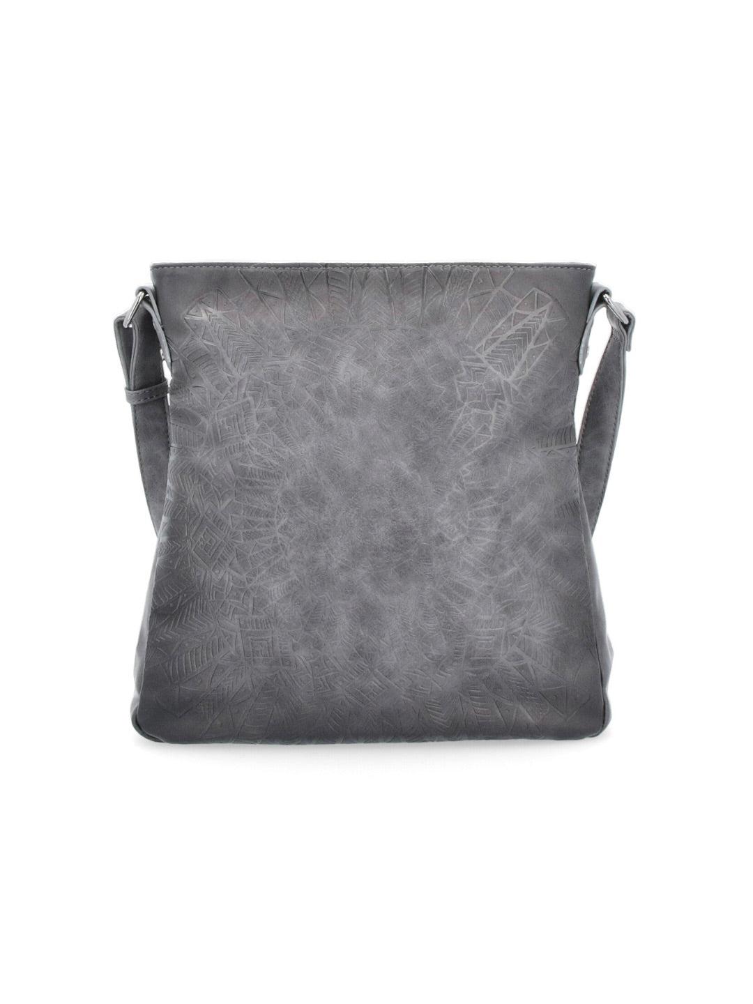 Dámská šedá crossbody s motivem mandaly
