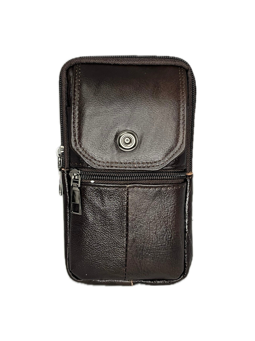 Malá pánská kožená crossbody taštička přes rameno a na opasek