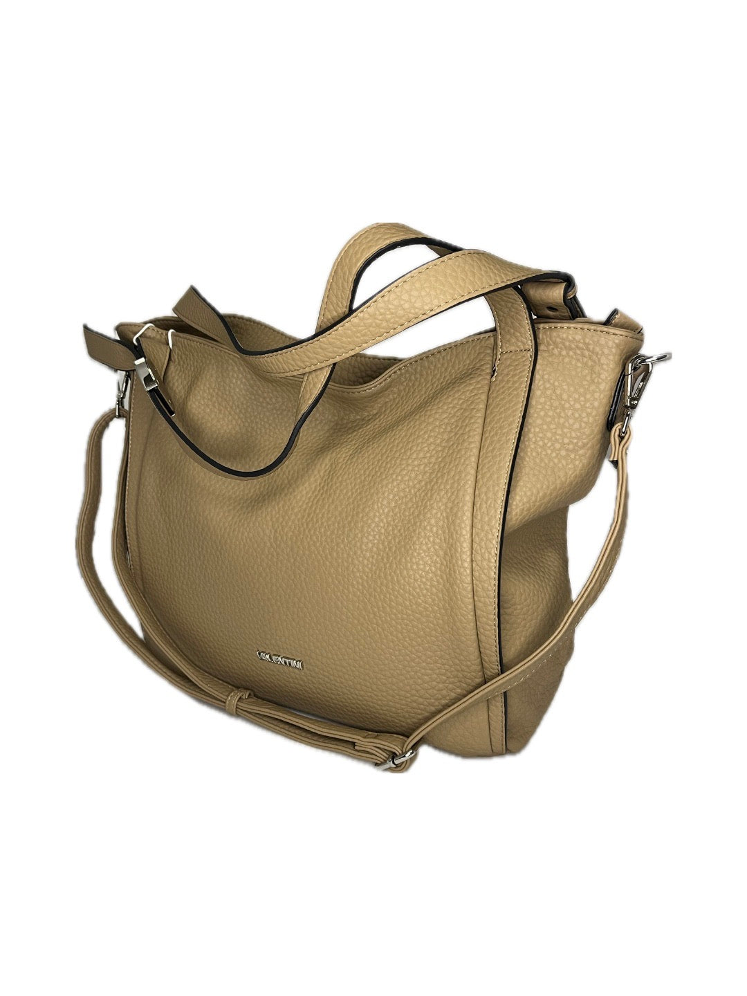 Dámská kabelka typu hobo bag - dokonalá imitace kůže v barvě velbloudí srsti