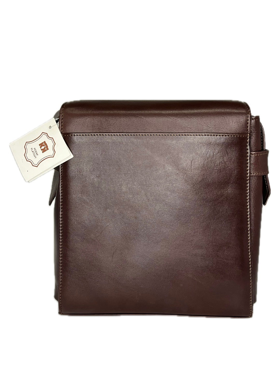 Stylová kožená taška na rameno - unisex