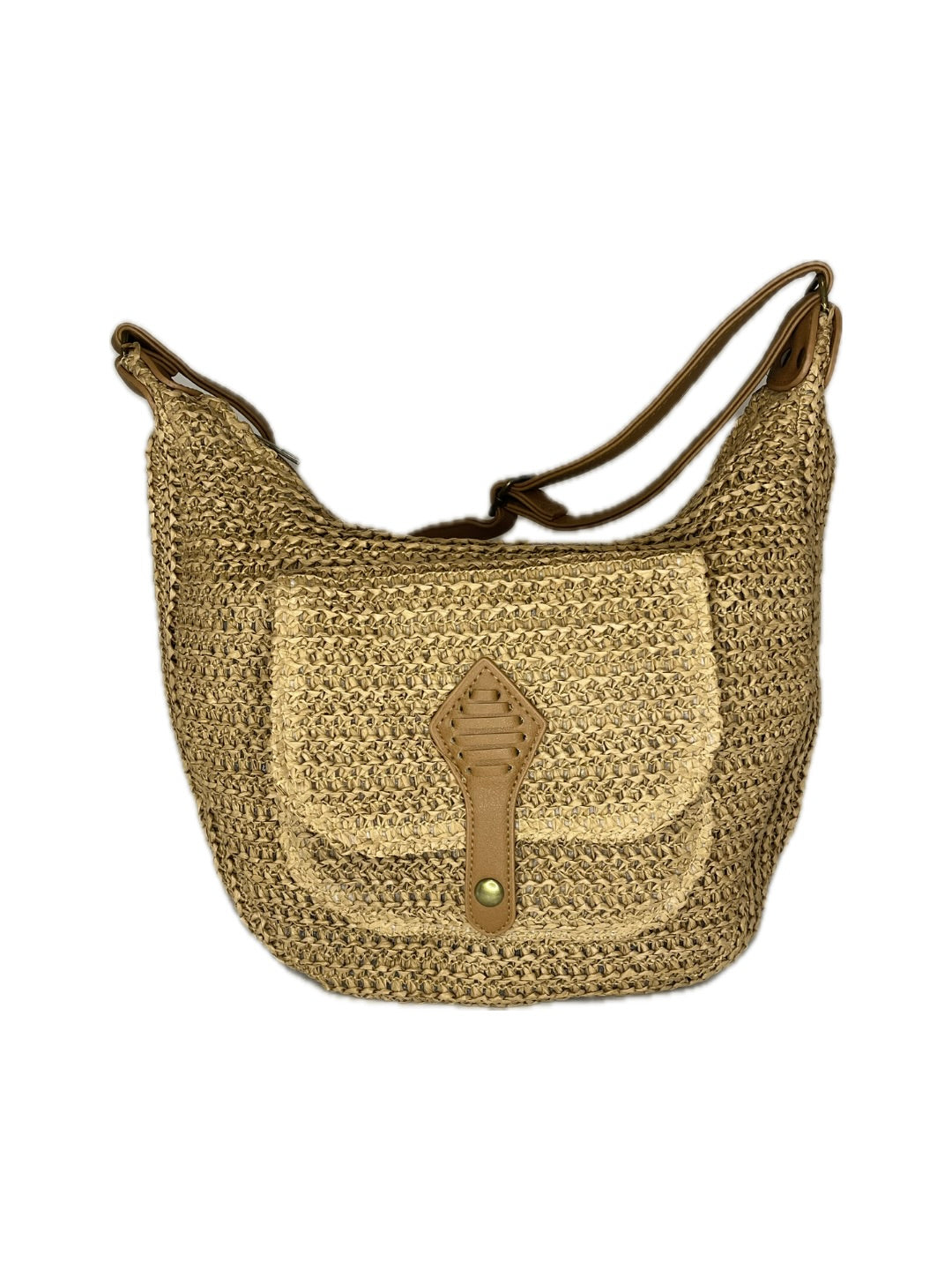 Plážová taška typu crossbody z lýka
