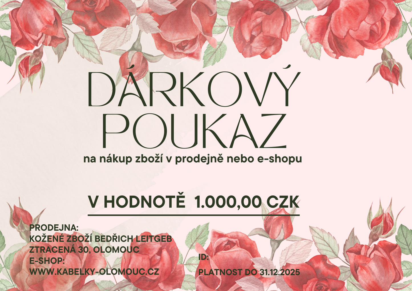 Dárkový poukaz