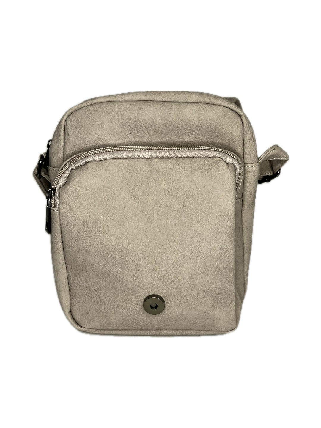 Pánská béžová crossbody dokladová taštička přes rameno