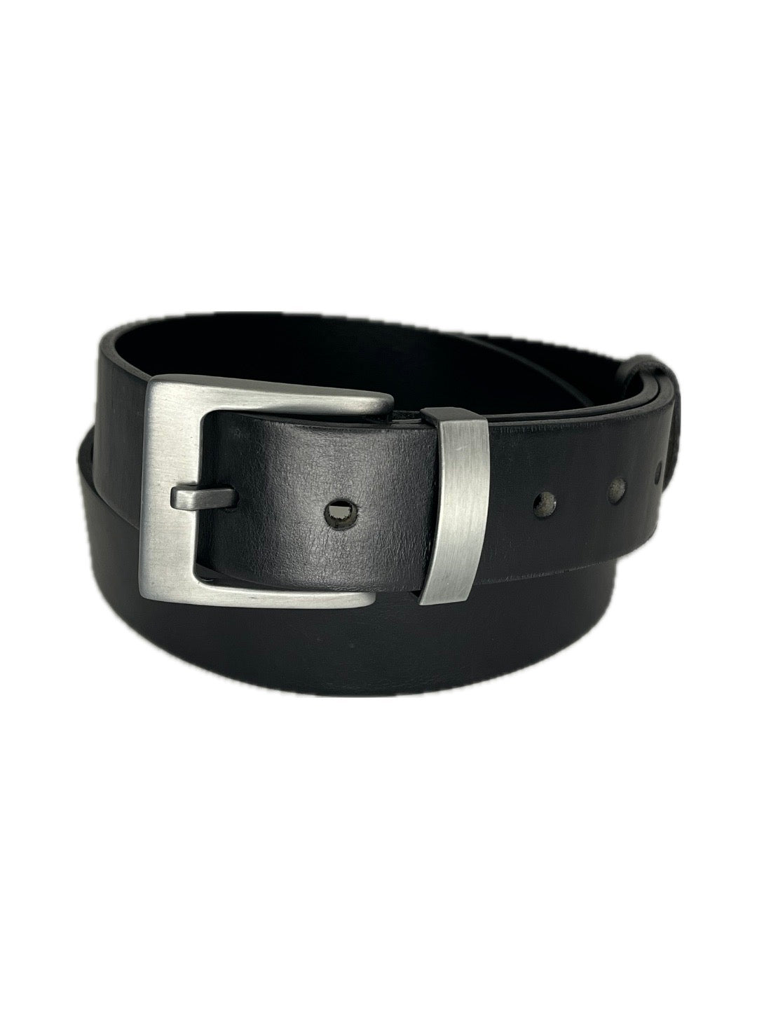 Kožený opasek JEANS - kovová spona, šířka 40 mm