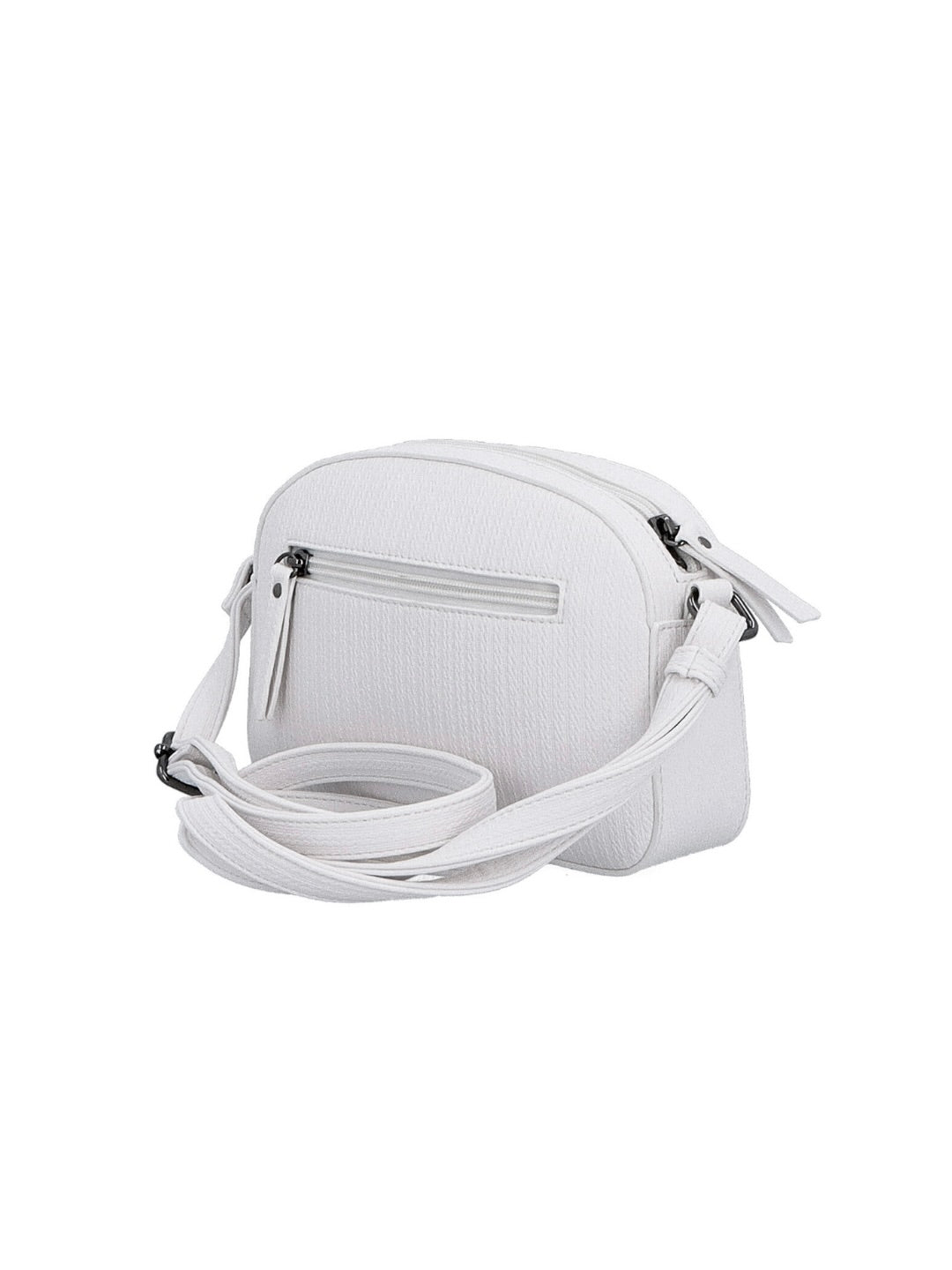 Malá moderní crossbody přes rameno bílá a béžová