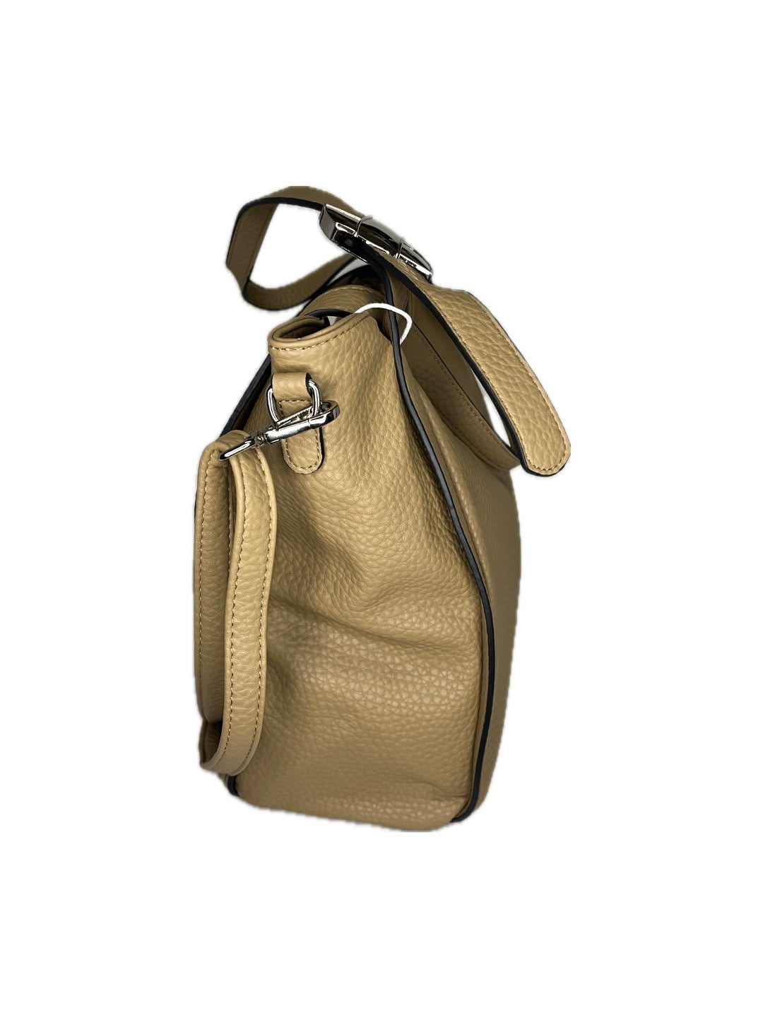 Dámská kabelka typu hobo bag - dokonalá imitace kůže v barvě velbloudí srsti