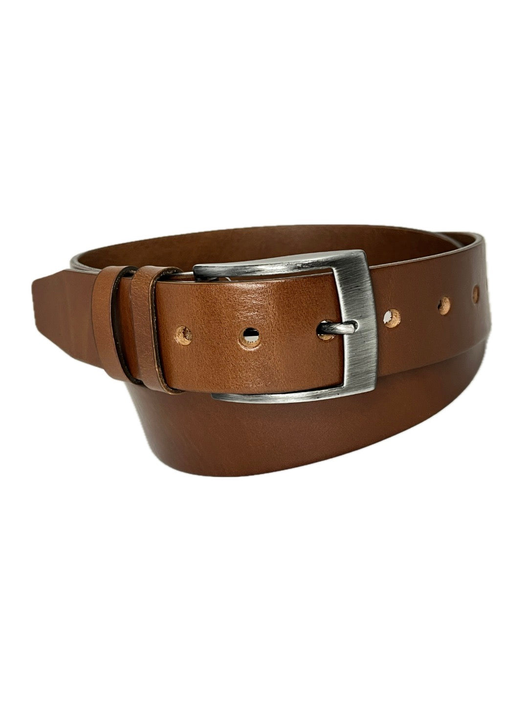 Pánský opasek JEANS z pravé kůže - šířka 40mm