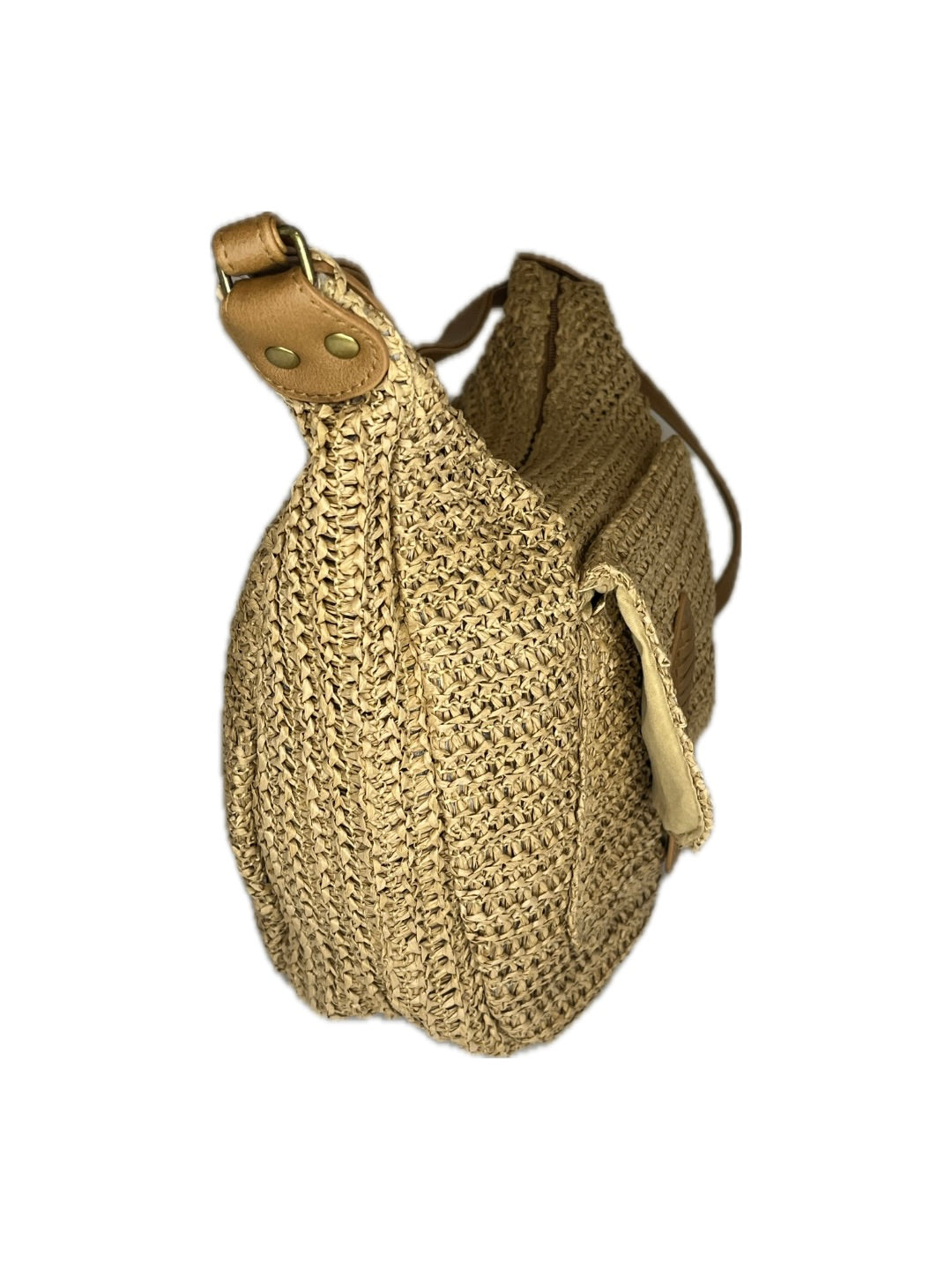 Plážová taška typu crossbody z lýka