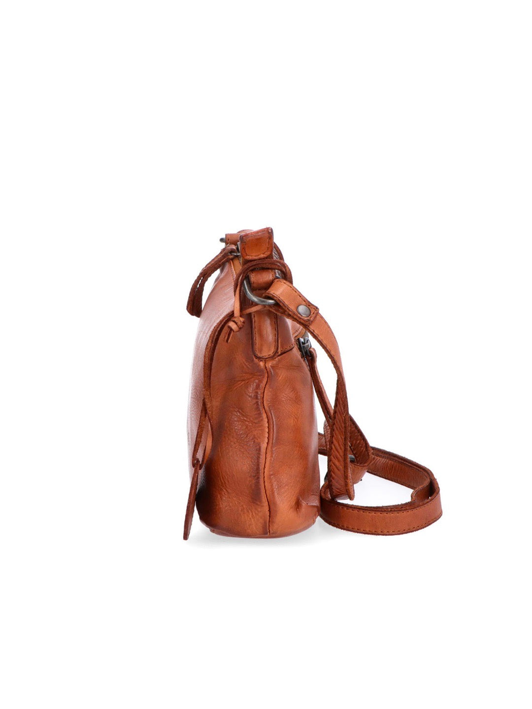 Malá kožená koňaková kabelka Noelia Bolger - crossbody