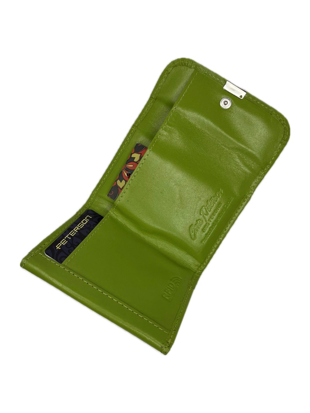 Malá kožená peněženka PETERSON s funkcí ochrany karet RFID
