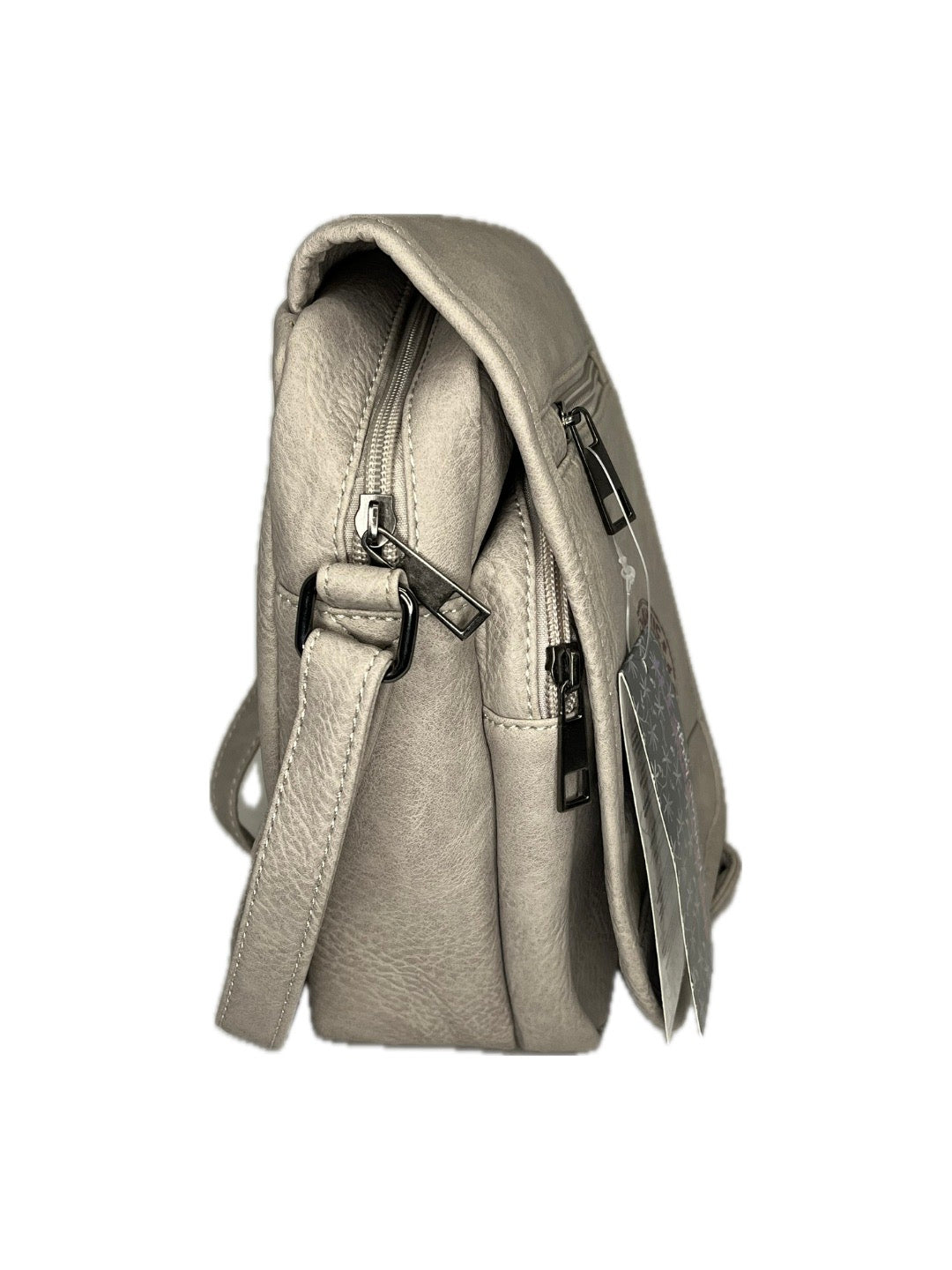 Pánská béžová crossbody dokladová taštička přes rameno