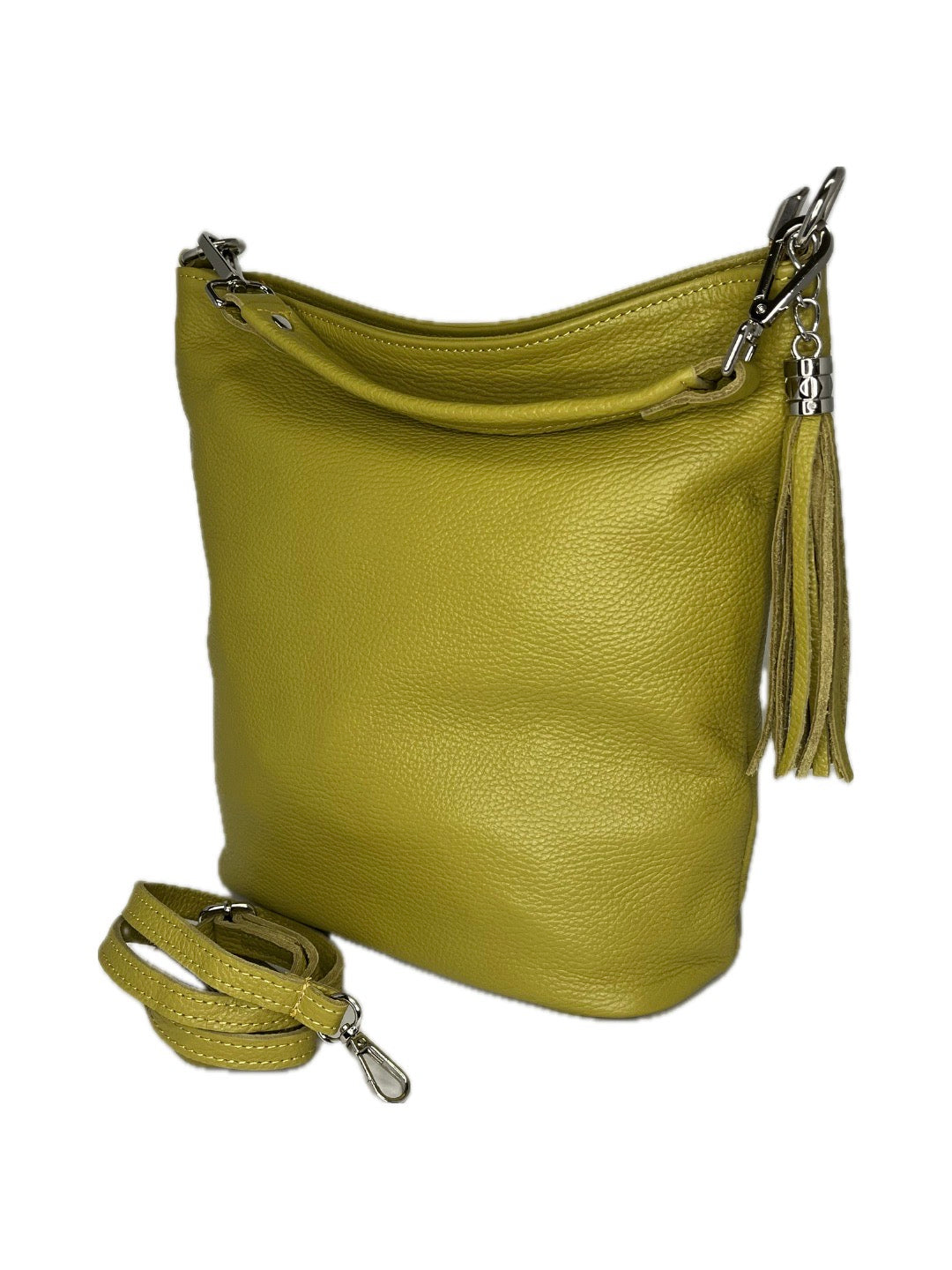 Dámská kožená kabelka - hobo bag