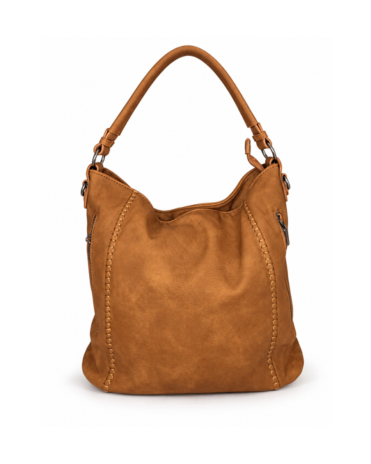 Hobo bag kabelka - ozdobné prošití