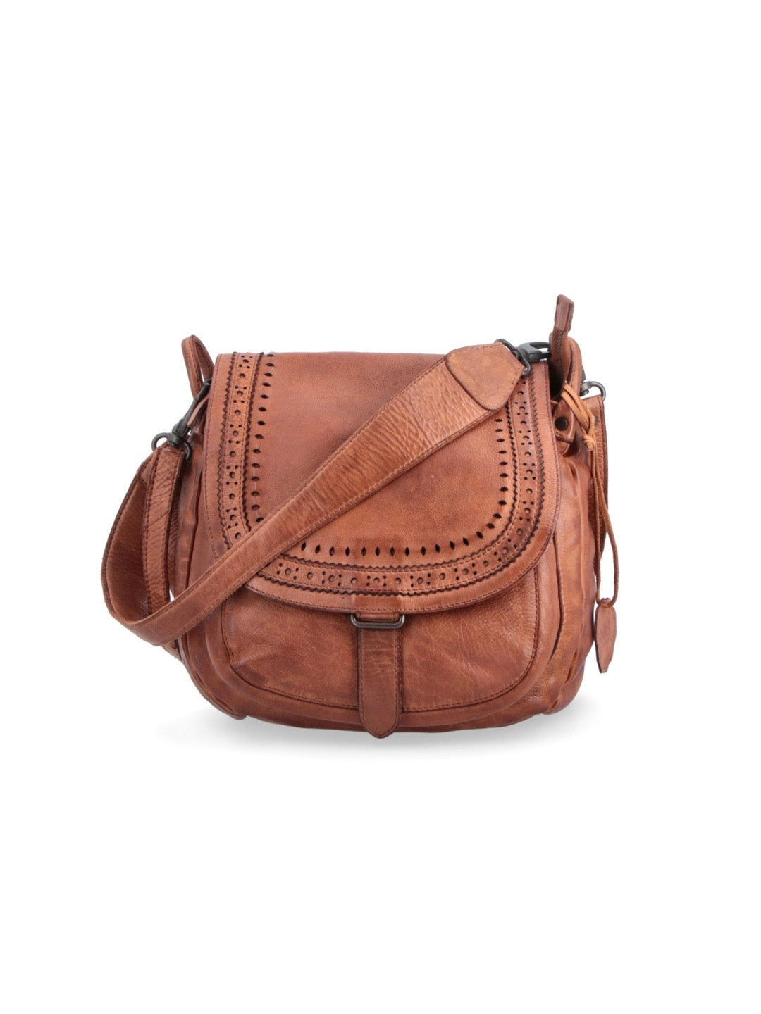 Malá kožená crossbody Noelia Bolger s klopnou