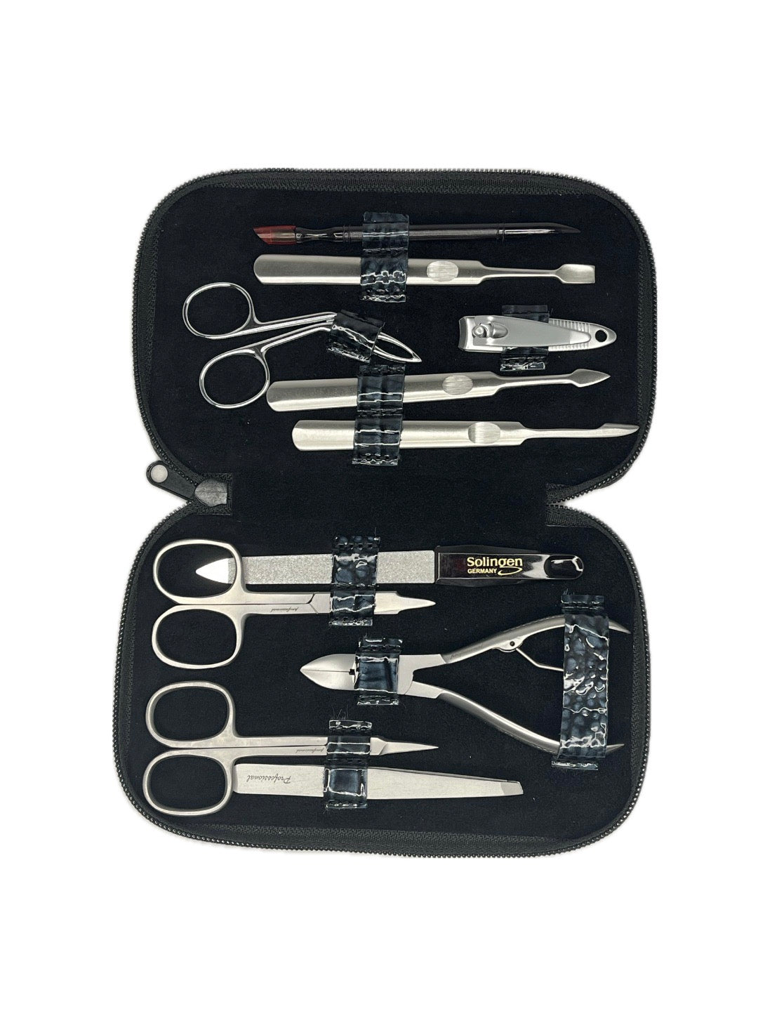 Manikúra deluxe Professional - ocel nerez mat Professional, pilník Solingen