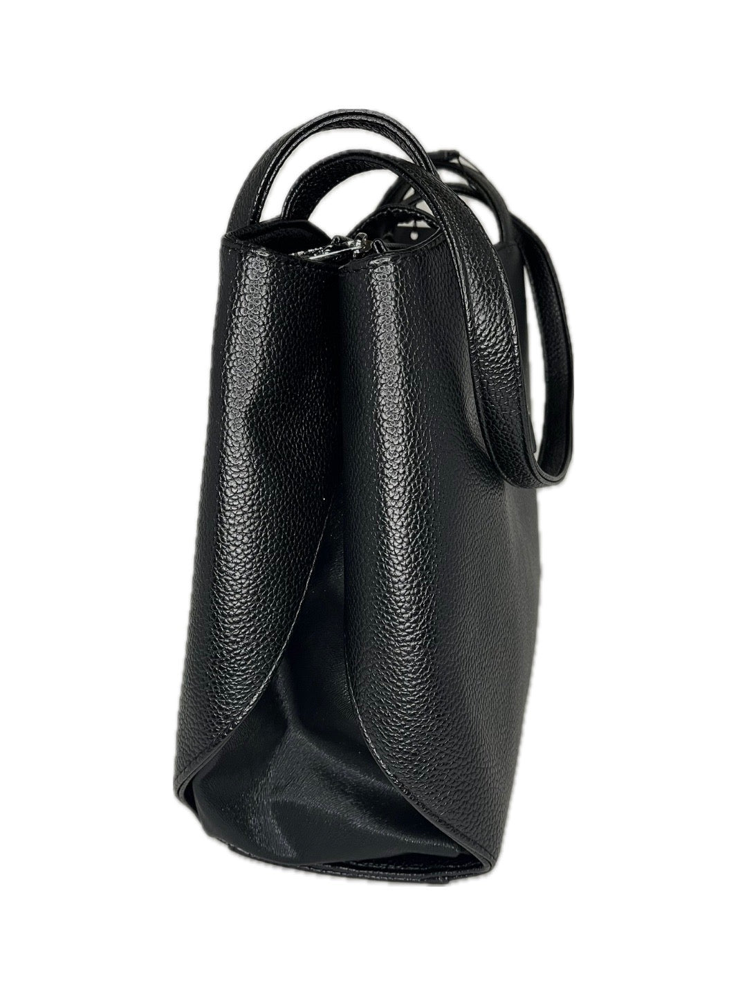 Černá kabelka KAREN Karla s přezkou - extrémně lehký hobo bag