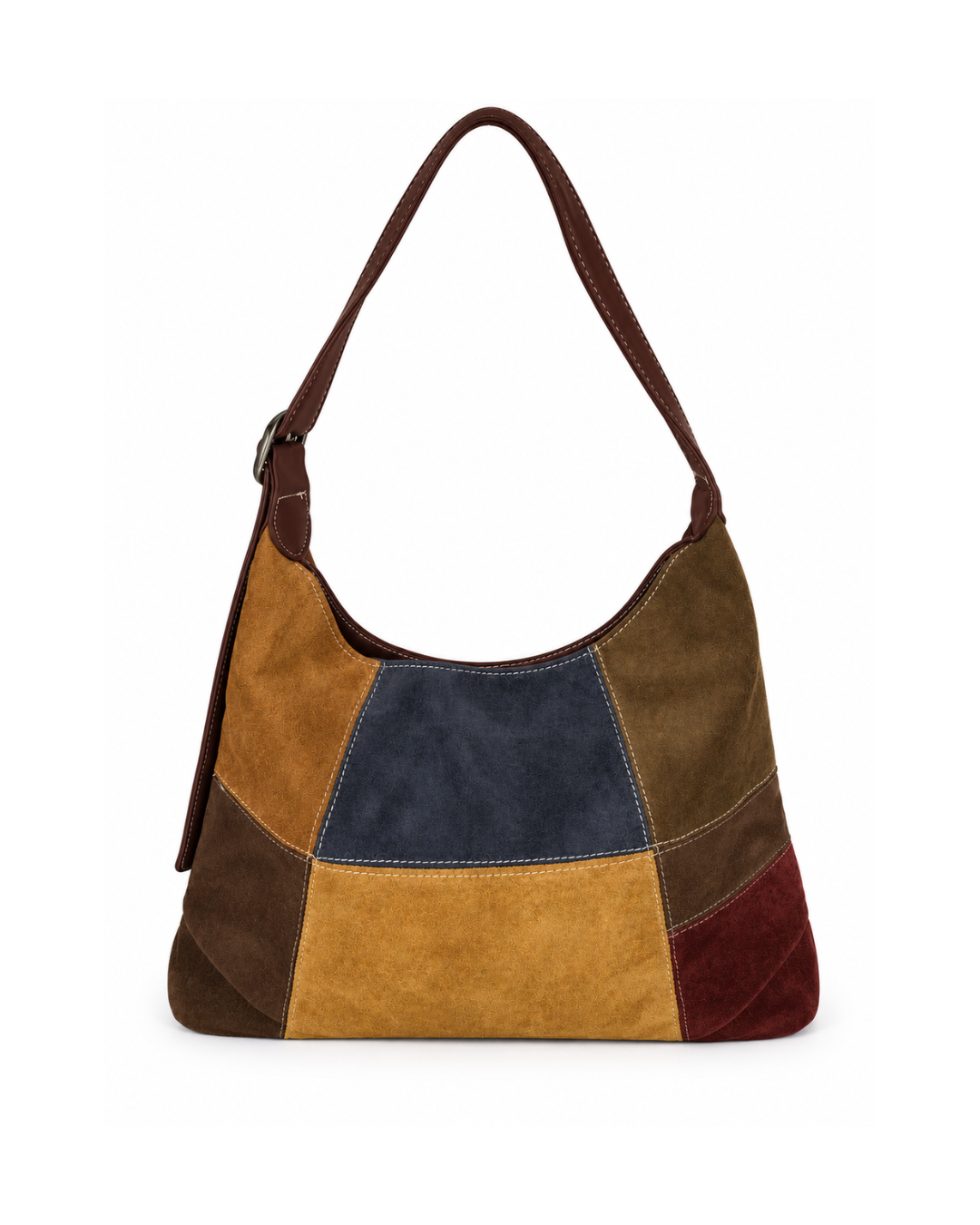 Hobo bag kabelka s patworkovým vzorem
