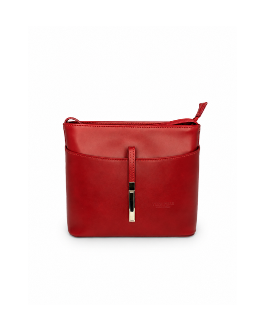 Malá kožená crossbody kabelka VERA PELLE
