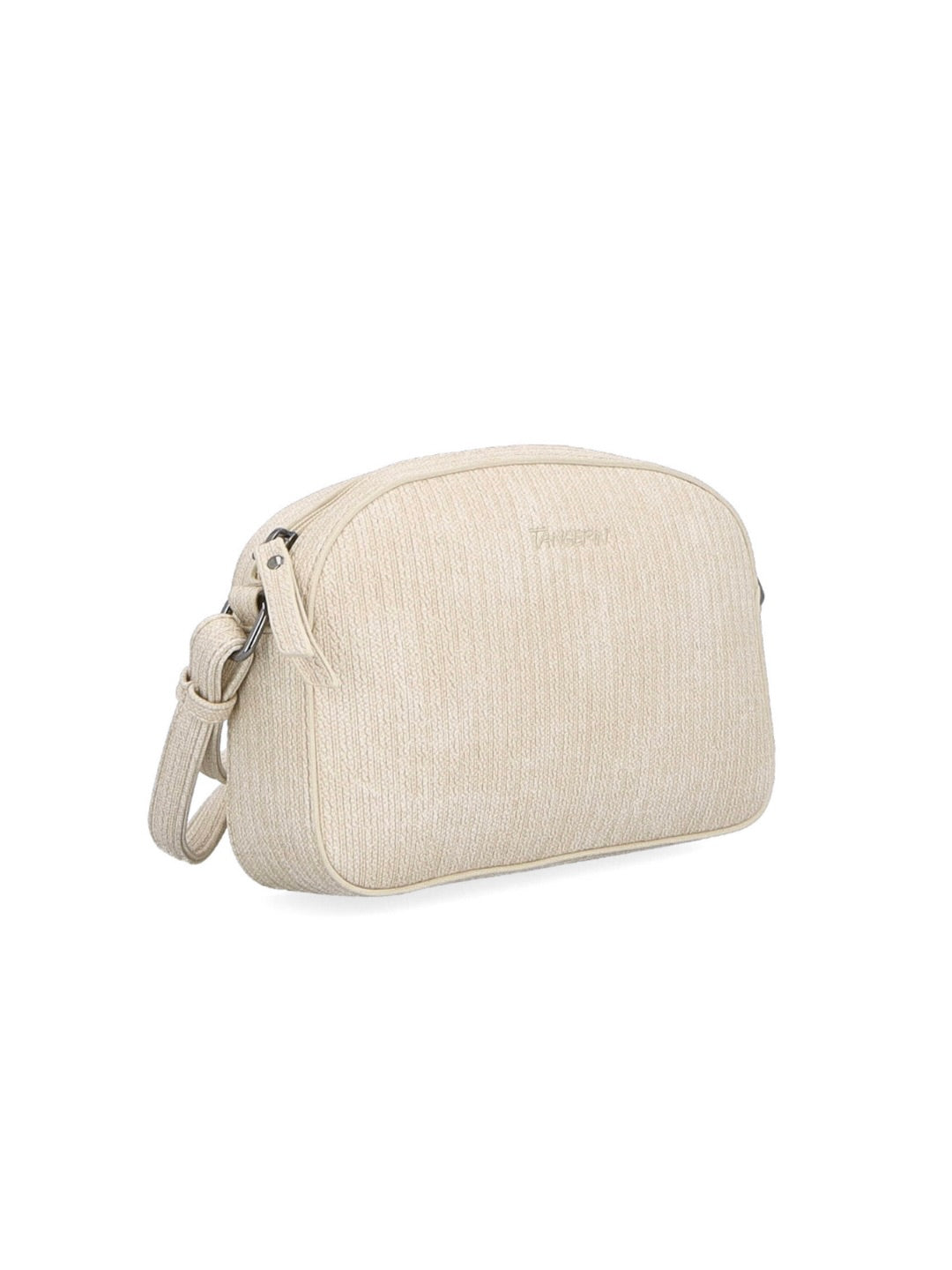 Malá moderní crossbody přes rameno bílá a béžová