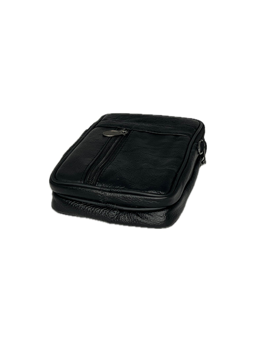 Malá pánská kožená crossbody taštička přes rameno a na opasek