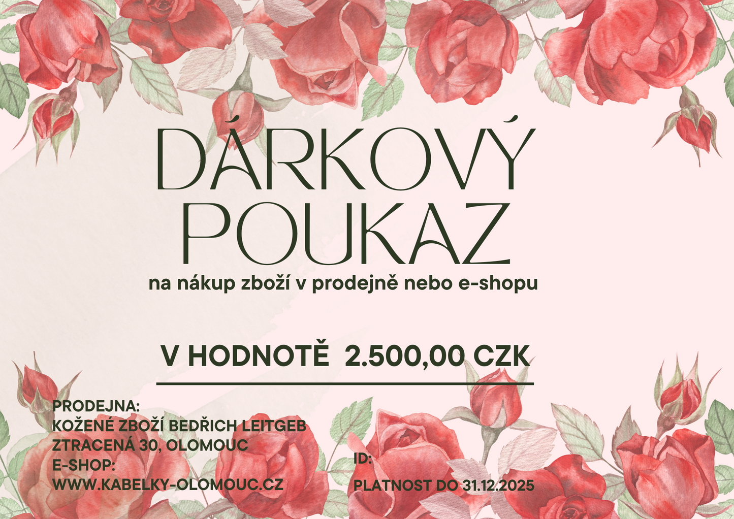 Dárkový poukaz