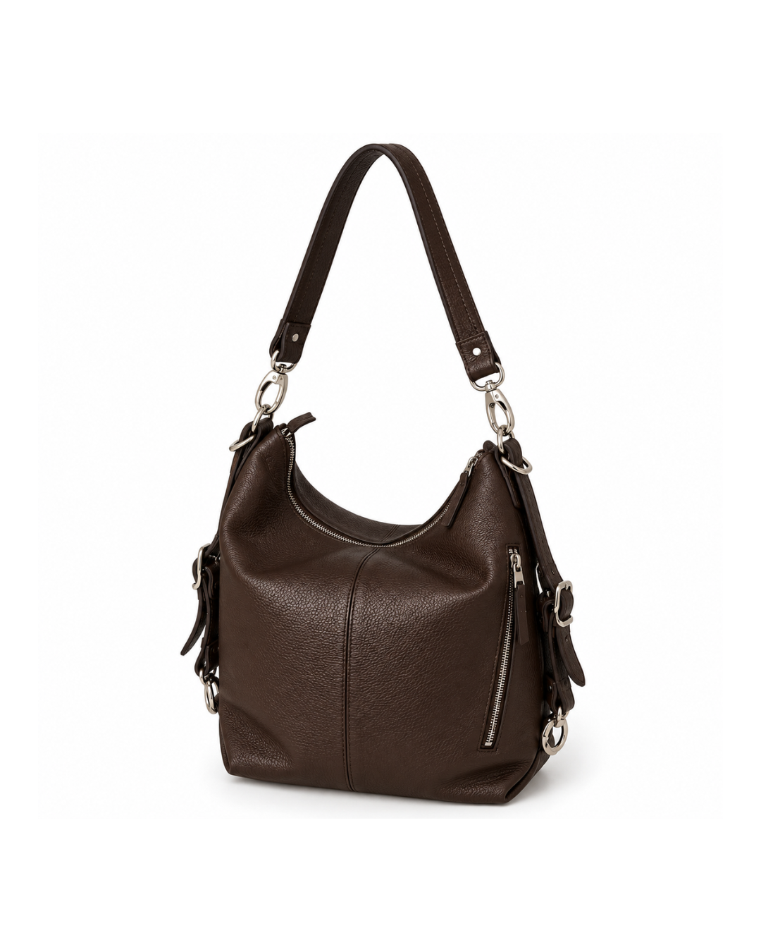 Kožená crossbody kabelka a batoh v jednom