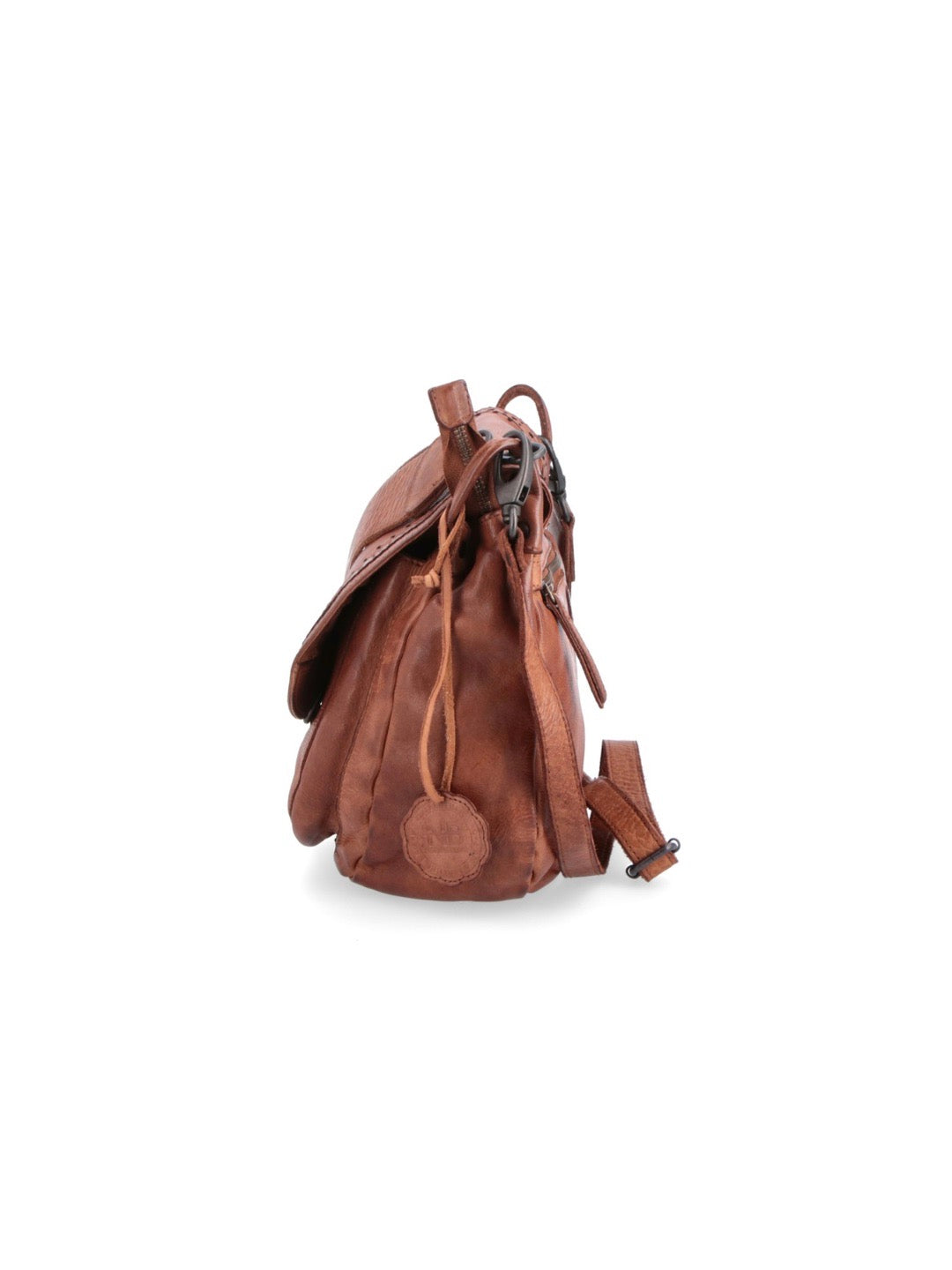 Malá kožená crossbody Noelia Bolger s klopnou
