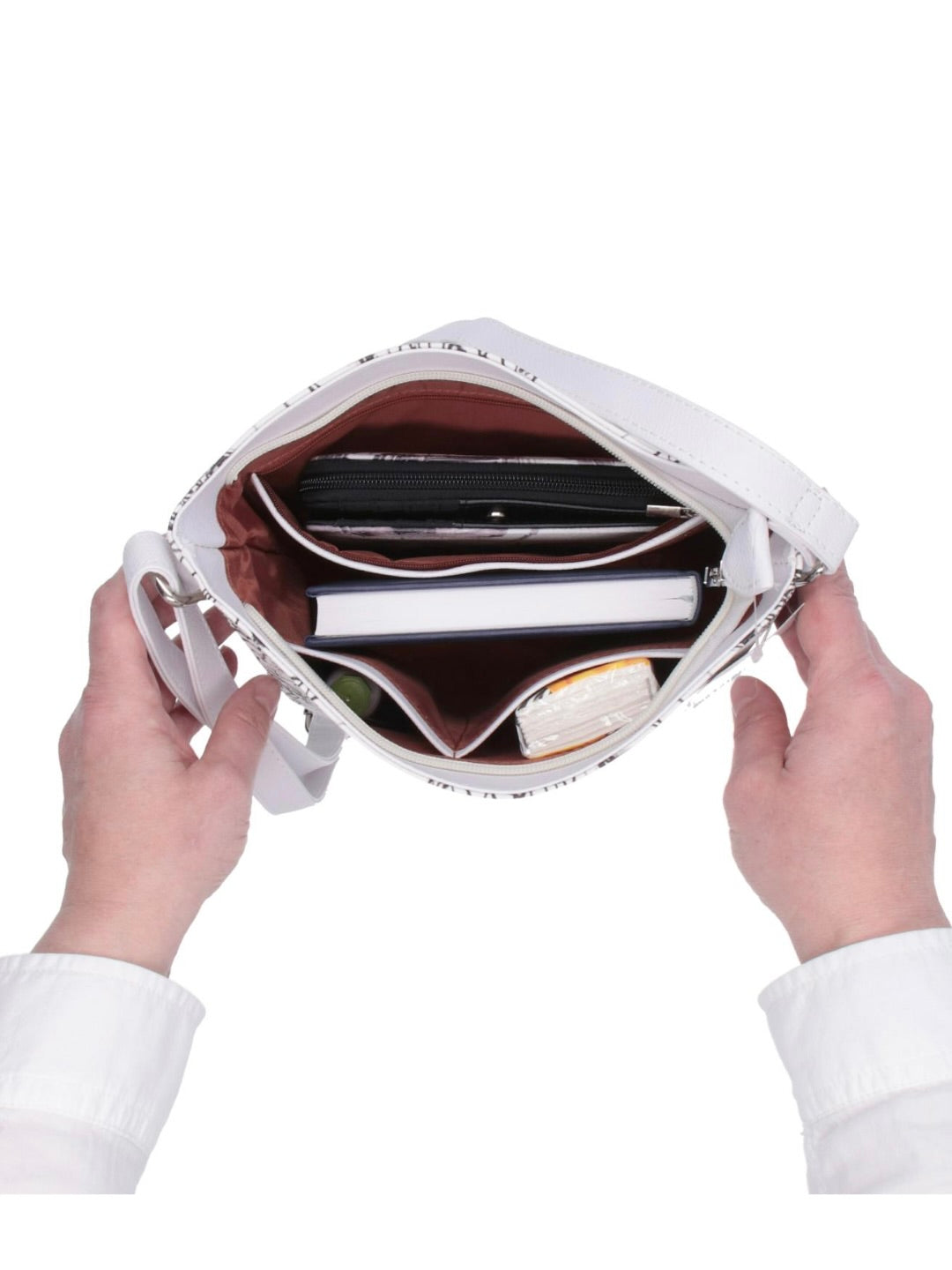 Dámské crossbody s potiskem motýlů