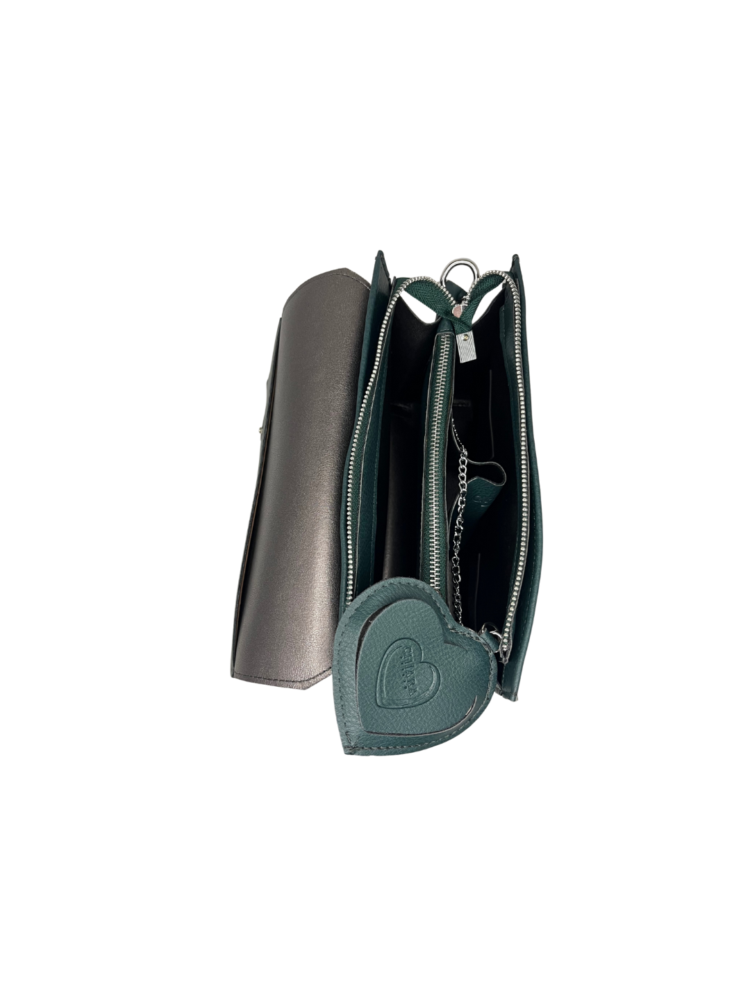 Dámská zelená crossbody kabelka Chiara