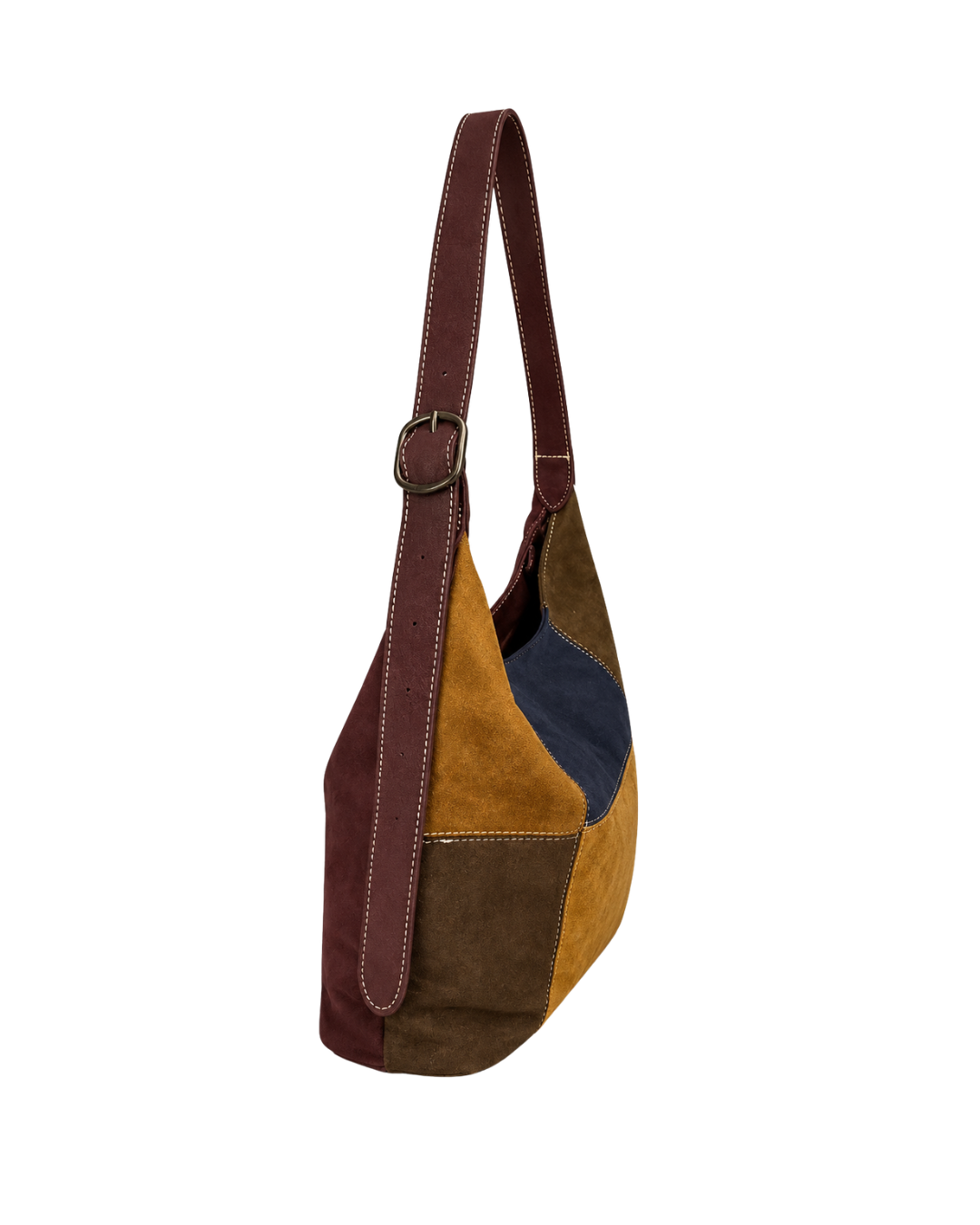 Hobo bag kabelka s patworkovým vzorem