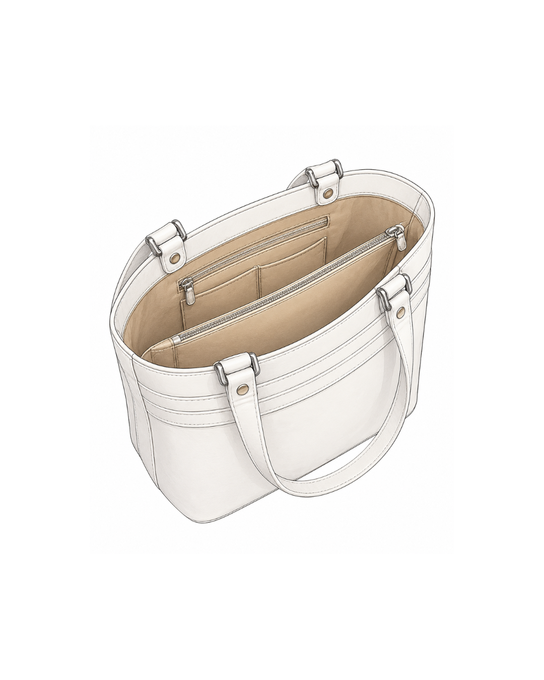 Dámská elegantní shopper / crossbody kabelka Karen