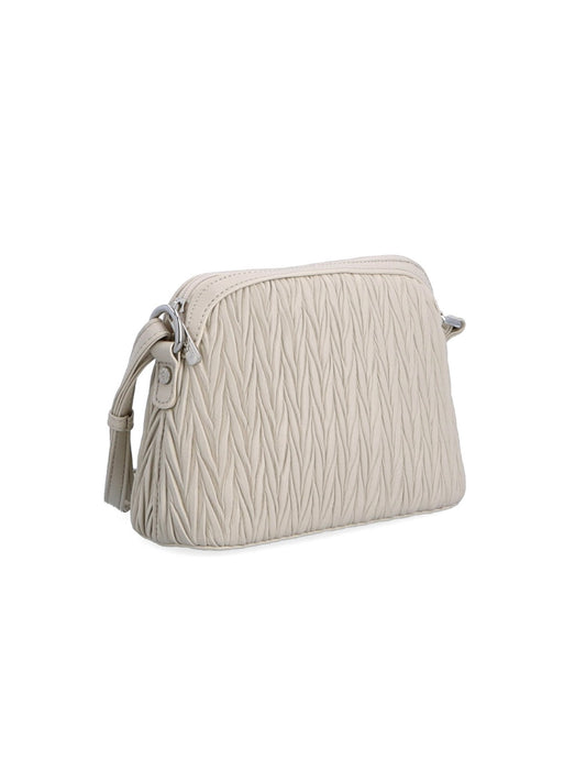 Malá béžová společenská crossbody LeSands přes rameno