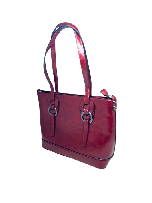 Dámská bordó kabelka Ines Delaure